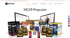 Desktop Screenshot of mcat-prep.com